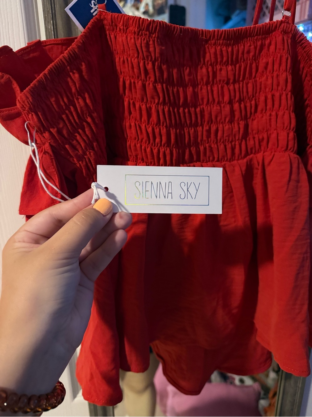 Sienna Sky Ruffle Tank Top - Picture 3 of 4